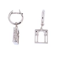 Orecchini Loving Palladio  3D in Argento ORB02 SERLIANA - ORB02 SERLIANA